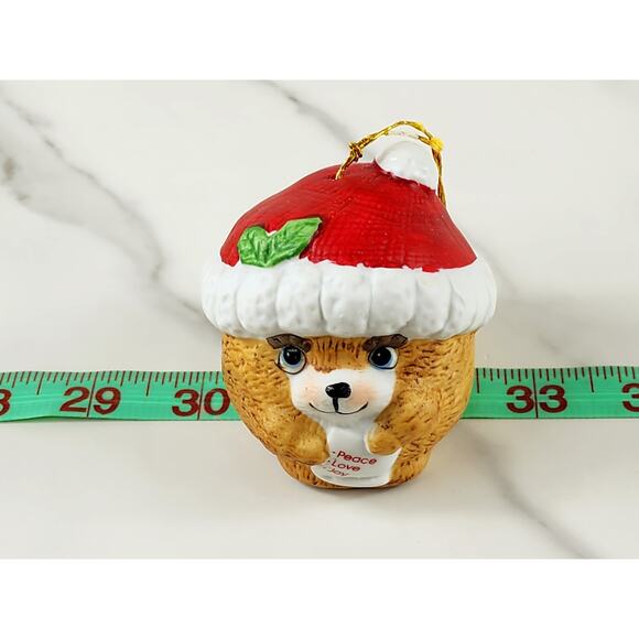 Jasco Christmas Bell Chimer Ornament 2 1/2" Little Something 70s Santa Hat Vtg - Picture 14 of 14